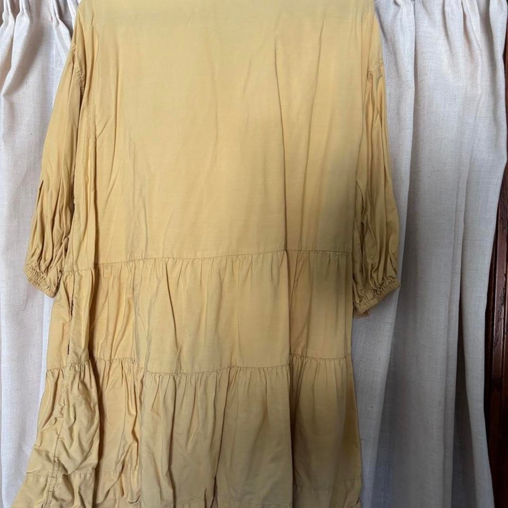 Free People Misha Mini Dress / Yellow - Picture 4 of 4